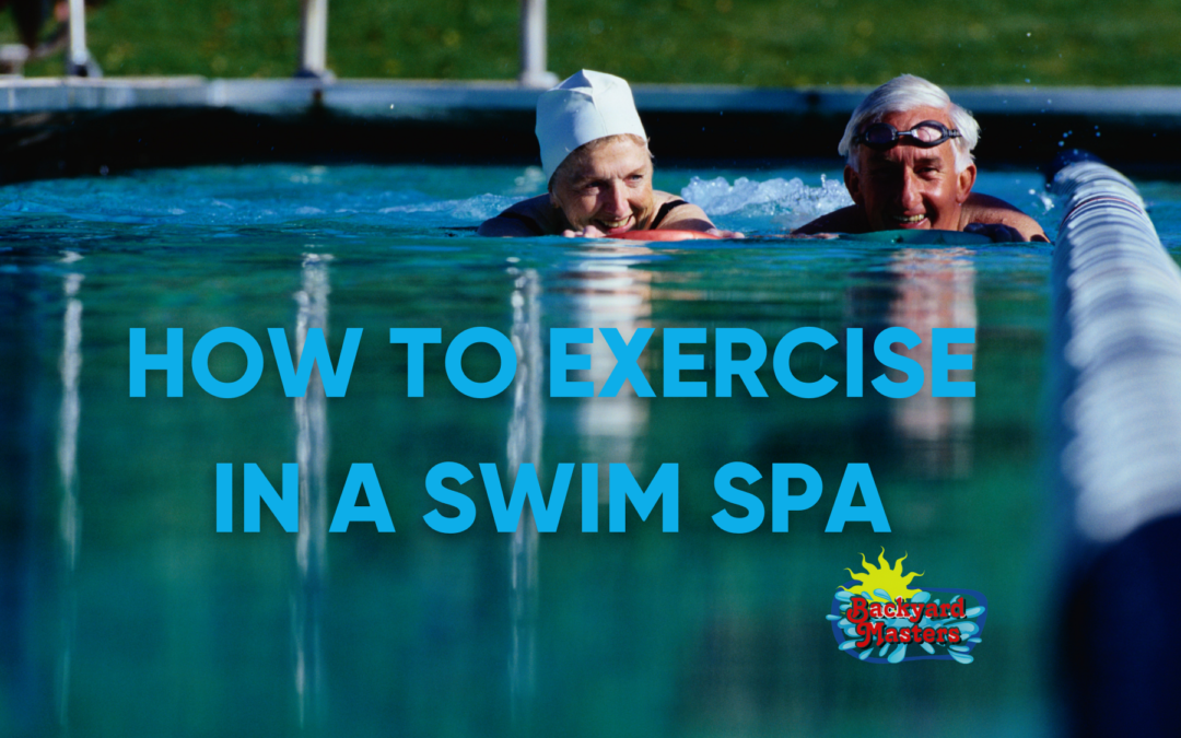 exercise in a swim spa