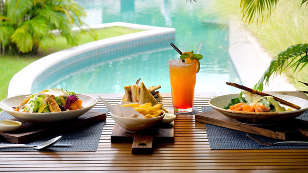 Poolside food-Long Island