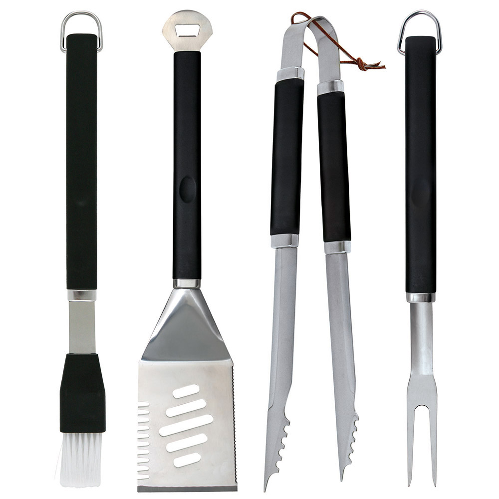 4 Piece Barbecue Tool Set