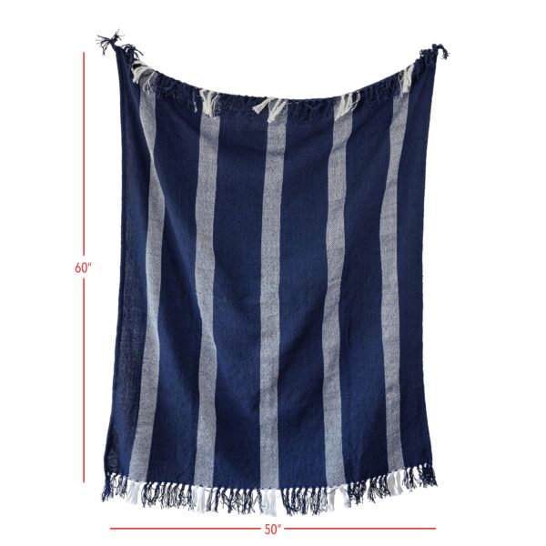 Cabana Outdoor Throw Blanket - Navy - Image 4
