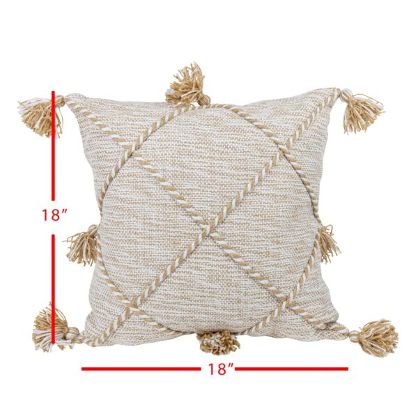 Elias Throw Pillow- Tan - Image 3