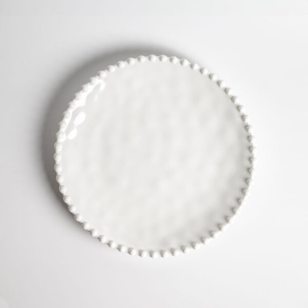Beaded Peal 8" Round Salad Plate