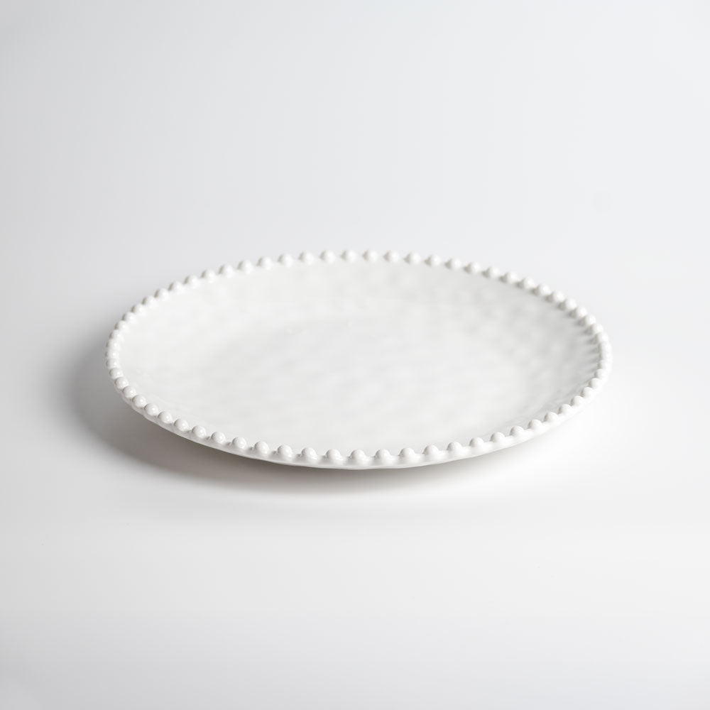 Beaded Pearl 11" Melamine Dinner Plate - Image 2
