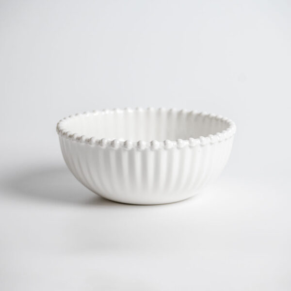 Beaded Pearl 6" Round Salad Bowl - Image 3