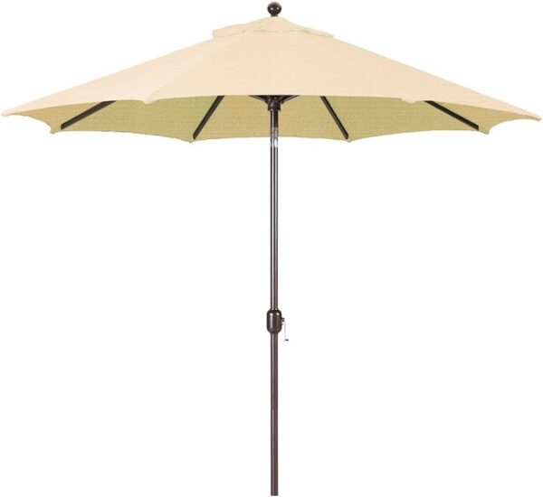 9' Sunbrella Deluxe Auto Tilt Umbrella - Bronze Frame
