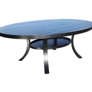 Monaco 84″ x 60″ Elliptical Dining Table