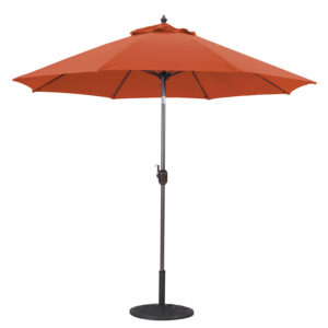 9' Manual Tilt Umbrella - Bronze Frame