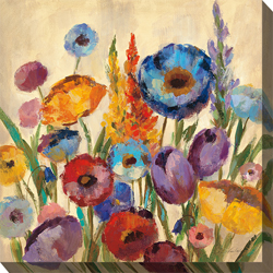 24" x 24" Outdoor Wall Art - Blooms
