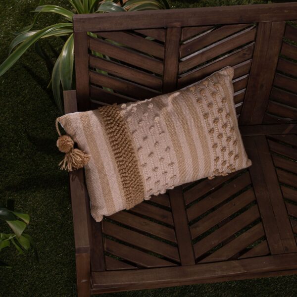 Rashida Throw Pillow - Tan - Image 4
