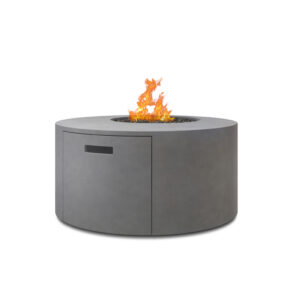 Bellino 42″ Round Fire Pit – with Offset Burner