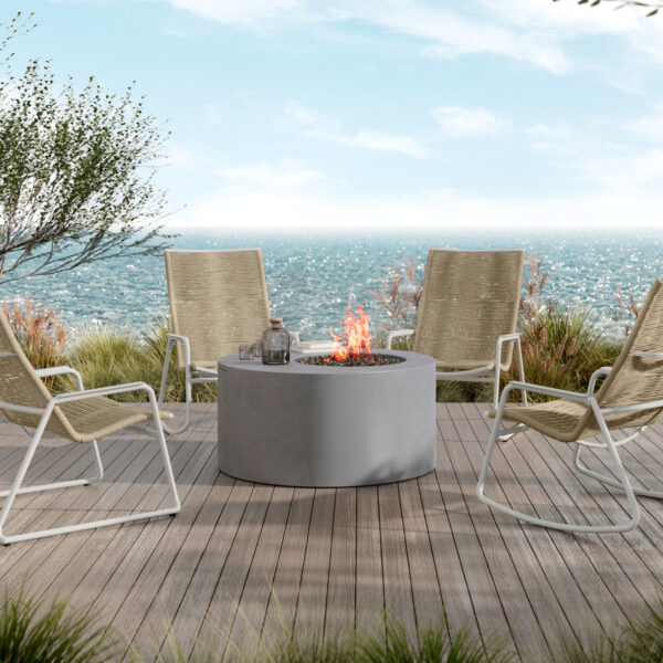 Bellino 42″ Round Fire Pit – with Offset Burner - Image 2