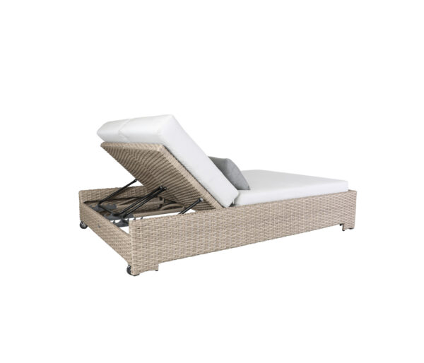Drift Teak Double Chaise Day Bed - Image 4