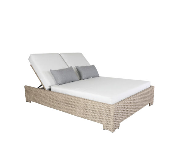 Drift Teak Double Chaise Day Bed