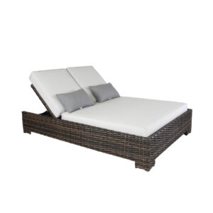 Espresso Double Chaise Day Bed