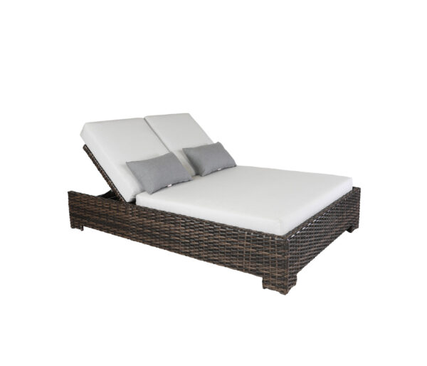 Espresso Double Chaise Day Bed