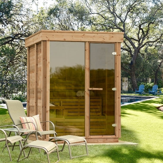 Outdoor Cube Sauna
