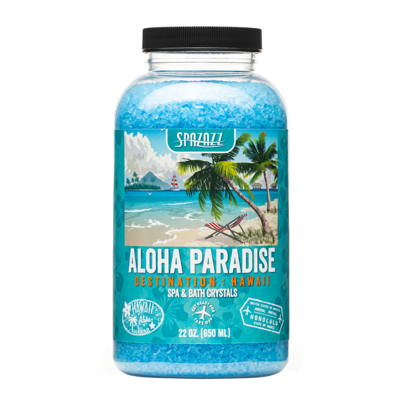 Spazazz Aloha Paradise Destination: Hawaii Spa & Bath Crystals