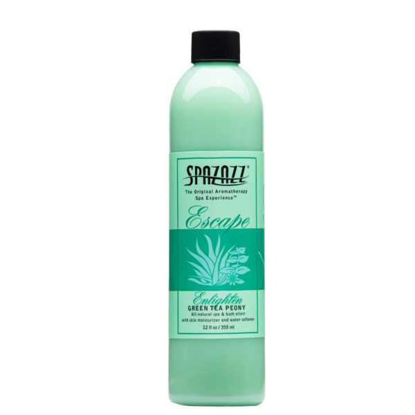 Spazazz Green Tea Peony - Enlighten 12oz Aromatherapy Elixir