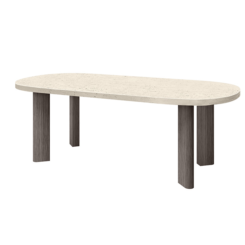 Forano Rectangular Dining Table Base + Pompano Top - Image 7