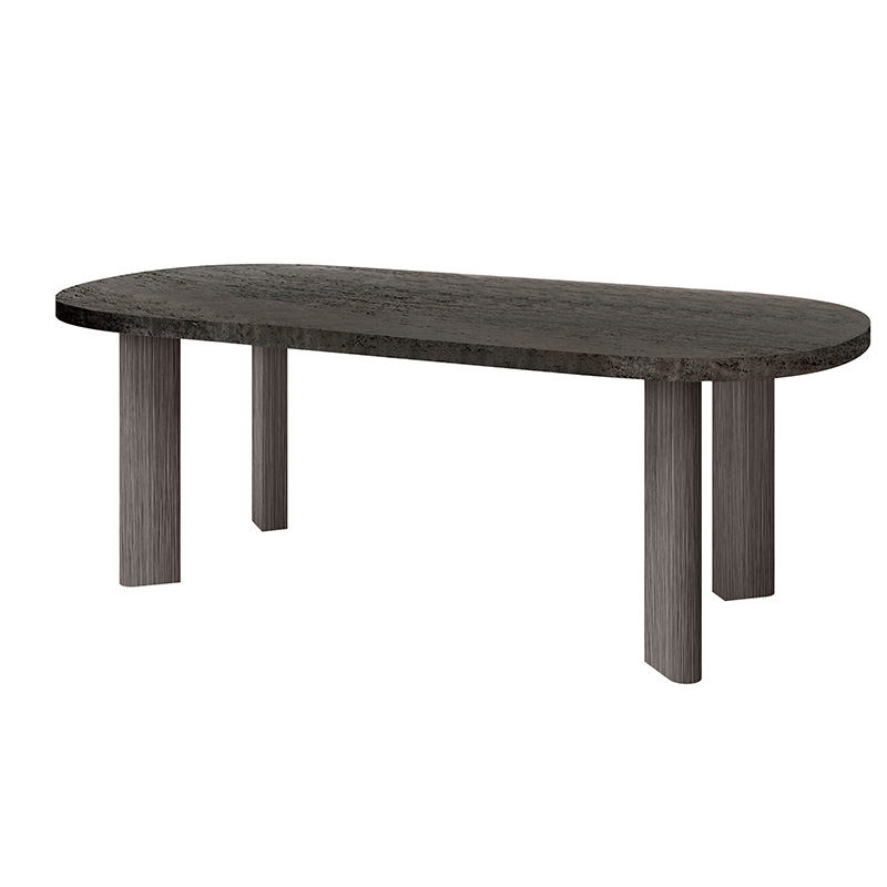 Forano Rectangular Dining Table Base + Pompano Top - Image 5