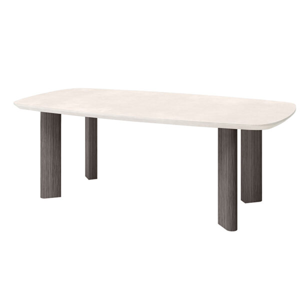 Forano Rectangular Dining Table Base + Bellino Top - Image 4