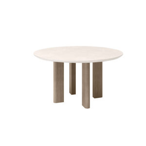 Forano Round Dining Table Base + Bellino Top