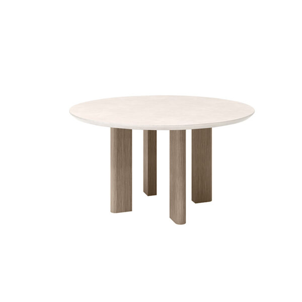 Forano Round Dining Table Base + Bellino Top - Image 7