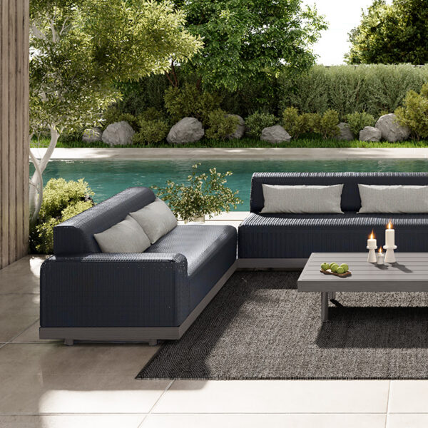 Grande Padded Armless 70″ Sofa Section - Image 6