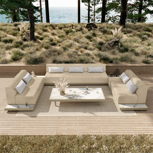 Grande Padded Armless 70″ Sofa Section - Image 3