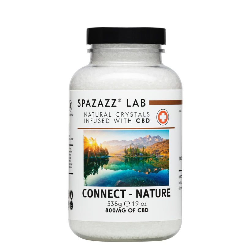 Spazazz Natural crystals Infused With CBD Connect-Nature