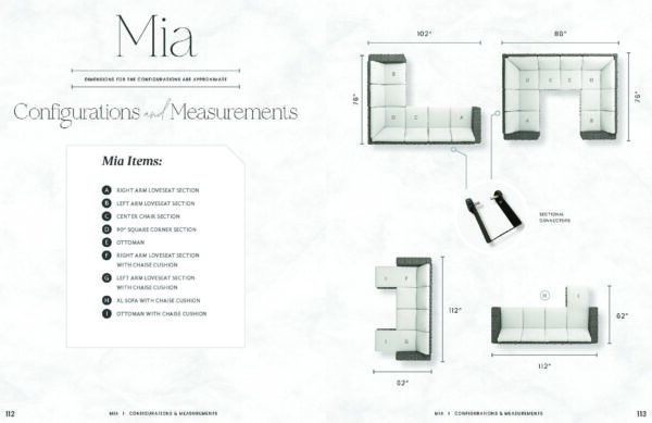 Mia Club Chair with Chaise Cushion - Image 3