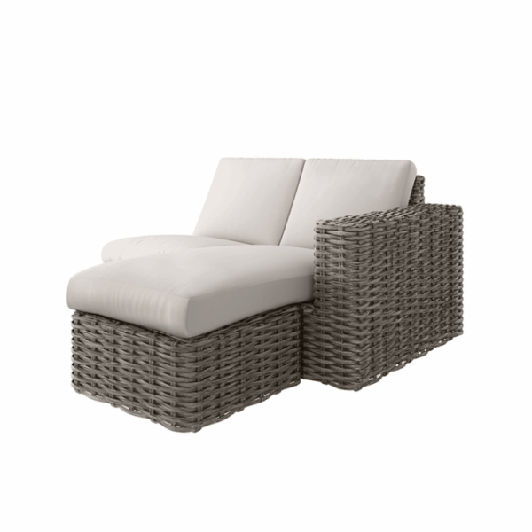 Mia Left Loveseat Section with Chaise Cushion - Image 3