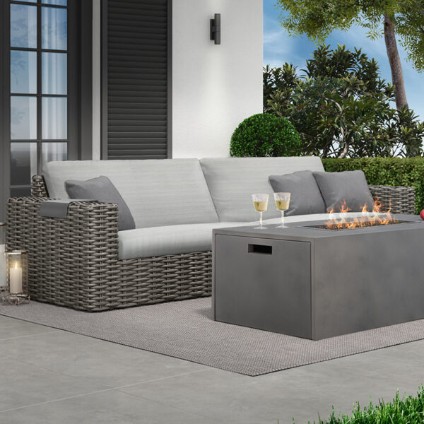 Mia Aluminum Armrest Tray Barley - Image 3