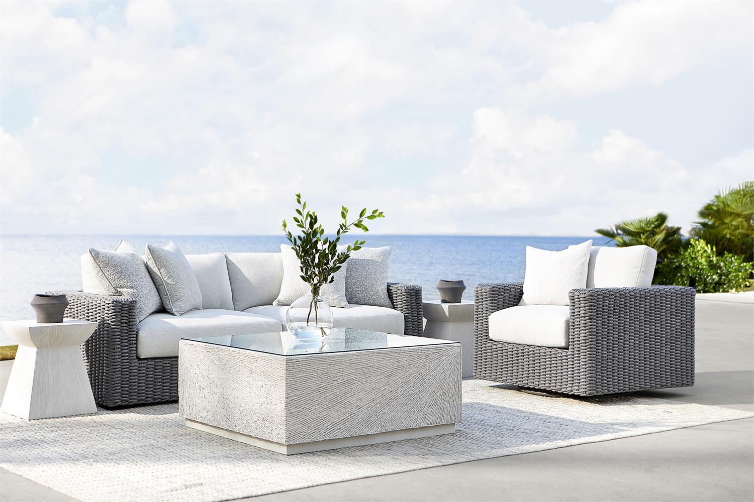 Capri Outdoor Swivel Chair - Image 7