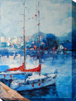 30" x 40" Outdoor Wall Art - Yacht