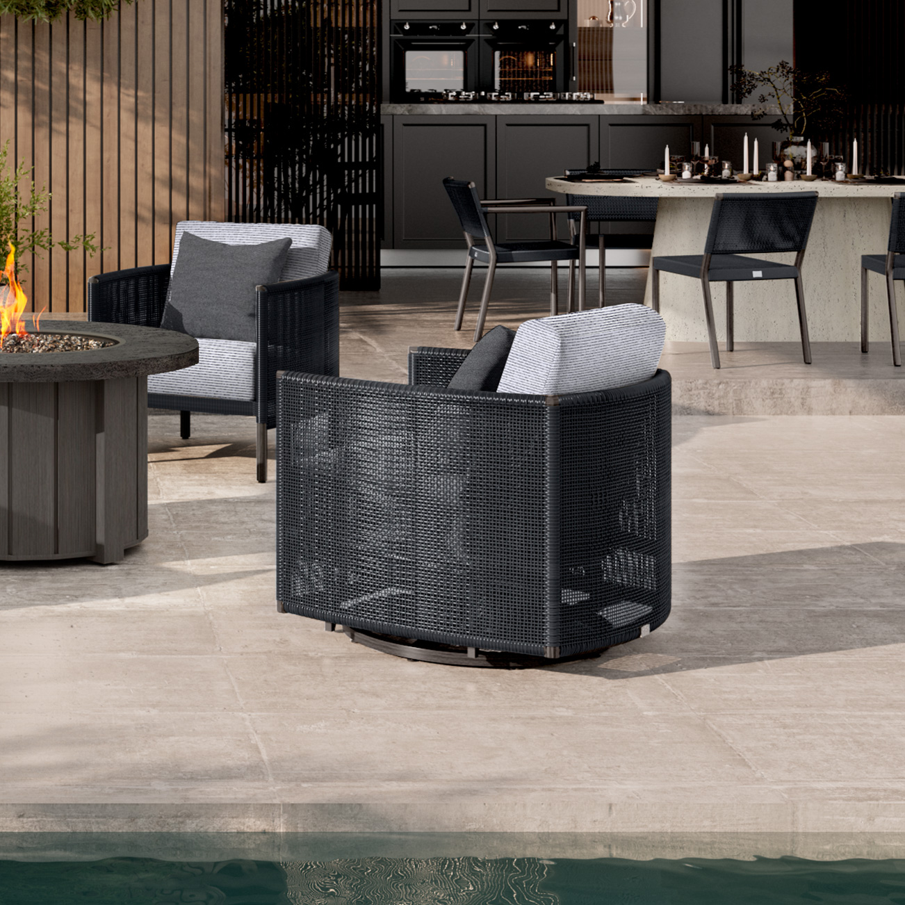 Orleans Club Swivel Rocker - Image 4