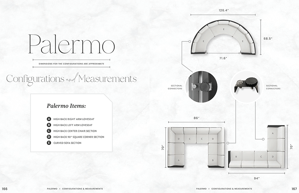 Palermo Curved Sofa Section - Image 4