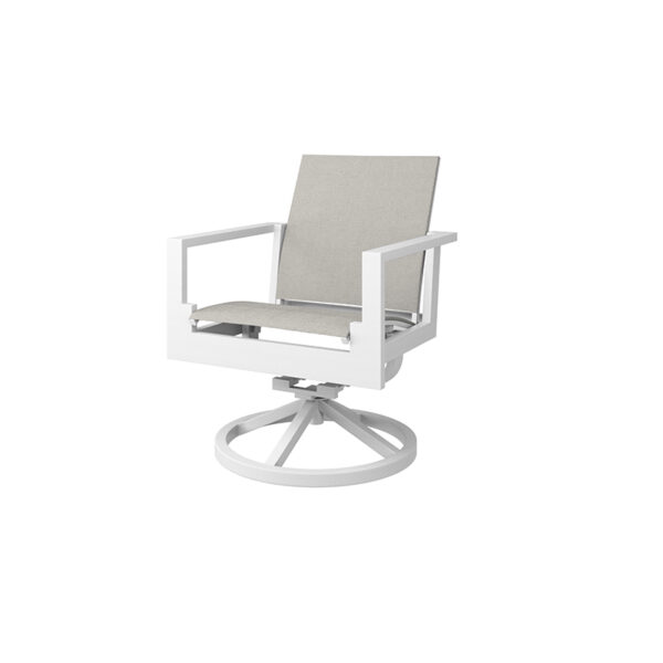 Palermo Sling Dining Swivel Rocker - Image 5