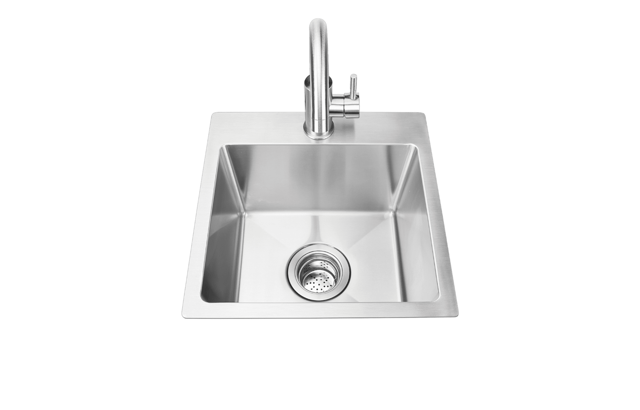 BULL 18" Premium Stainless-Steel Dual Mount Sink