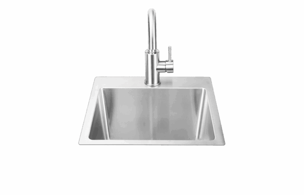 BULL 18" Premium Stainless-Steel Dual Mount Sink - Image 2