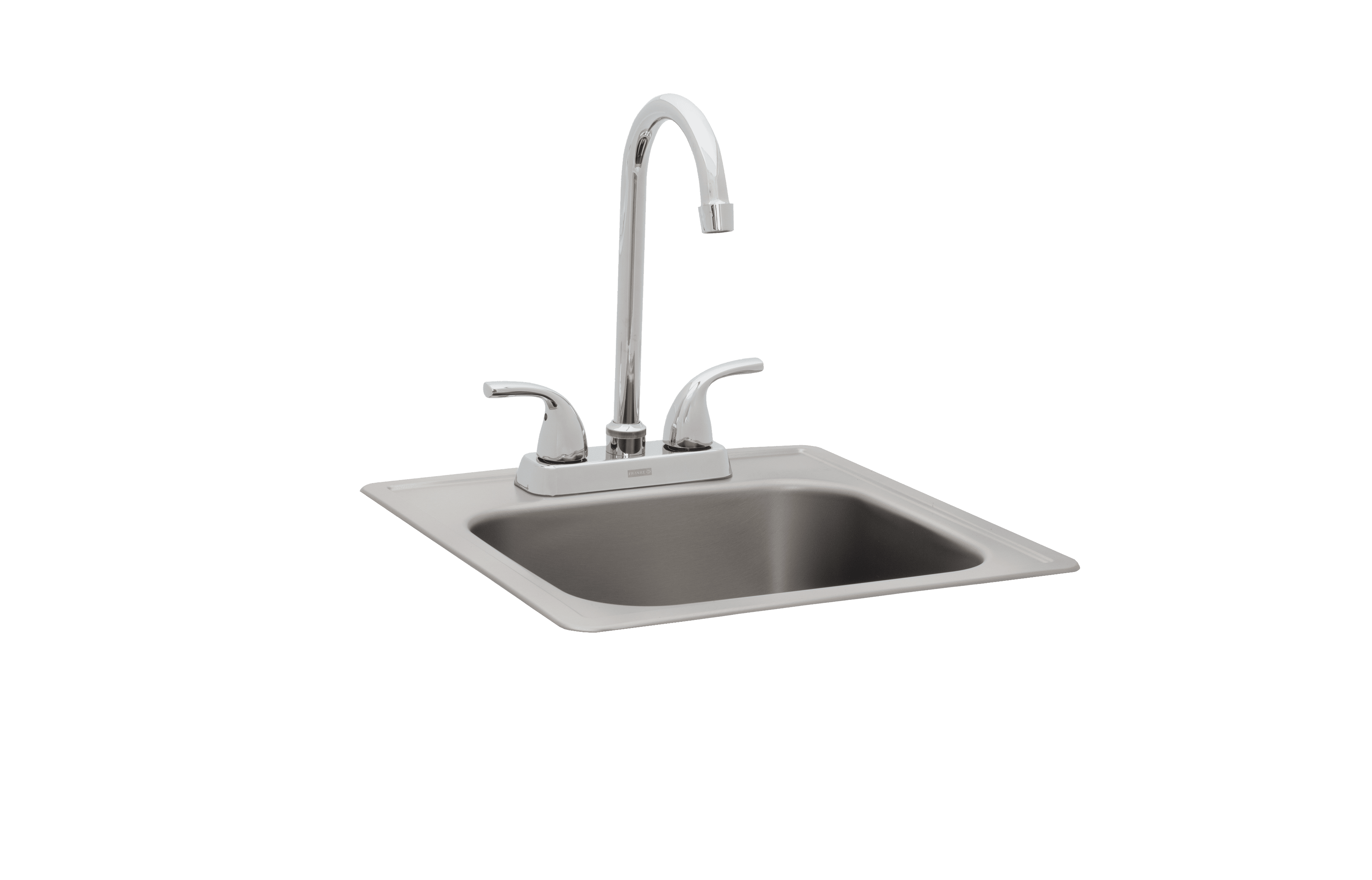 BULL Small Stainless-Steel Sink With Faucet