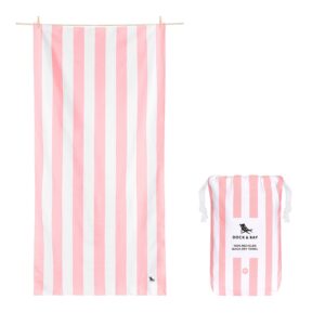 Dock & Bay Quick Dry Beach Towel- Malibu Pink