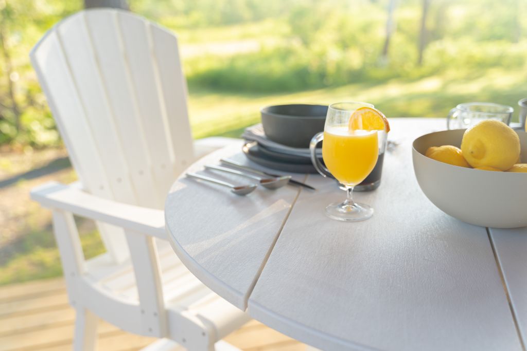 Adirondack 40" Round Dining Table Top- White - Image 3