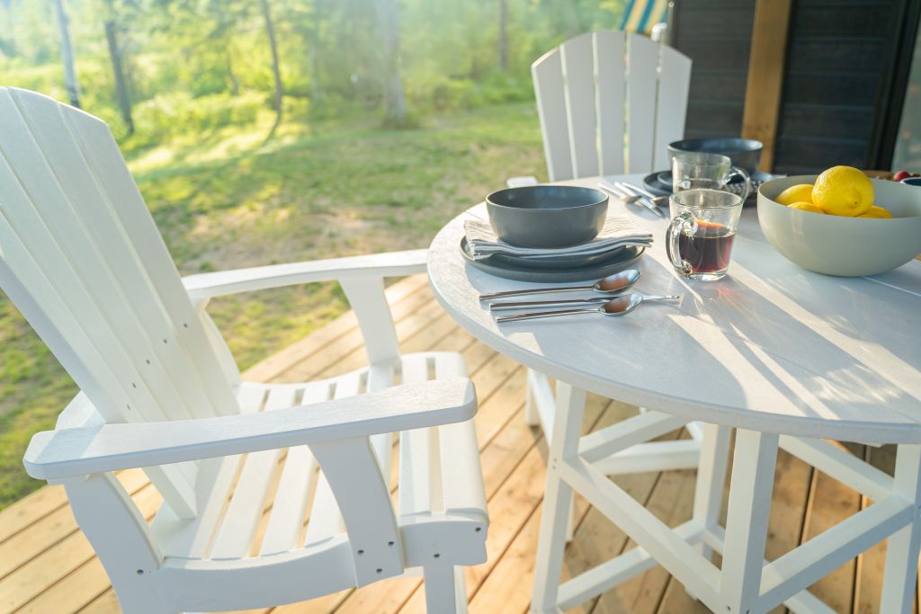 Adirondack 40" Round Dining Table Top- White - Image 4