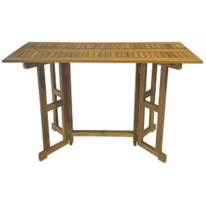 Teak Drop Leaf Table - Bar Height