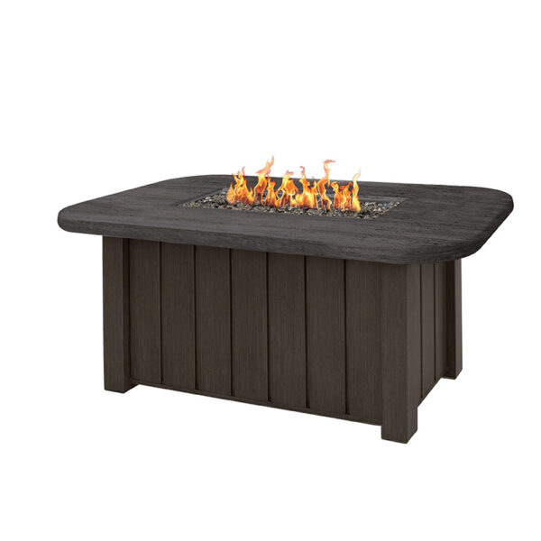 Trevi Rectangular Fire Pit + Pompano Top - Image 6