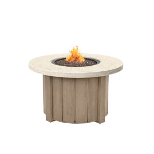 Trevi 42″ Round Fire Pit + Pompano Top