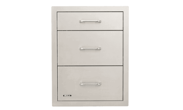 BULL Stainless Steel Triple Drawer System