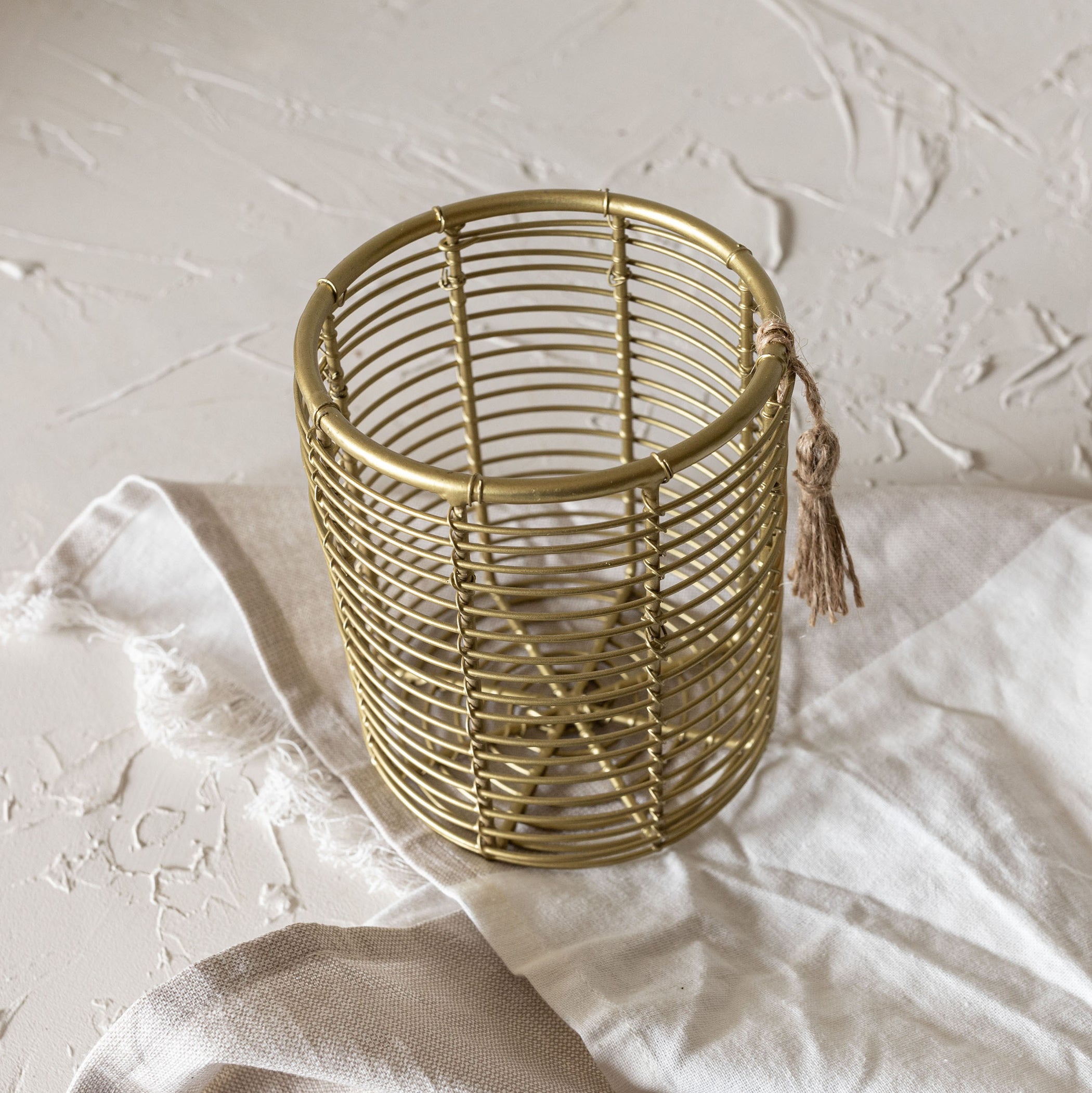 Brass Utensil Caddy - Image 2