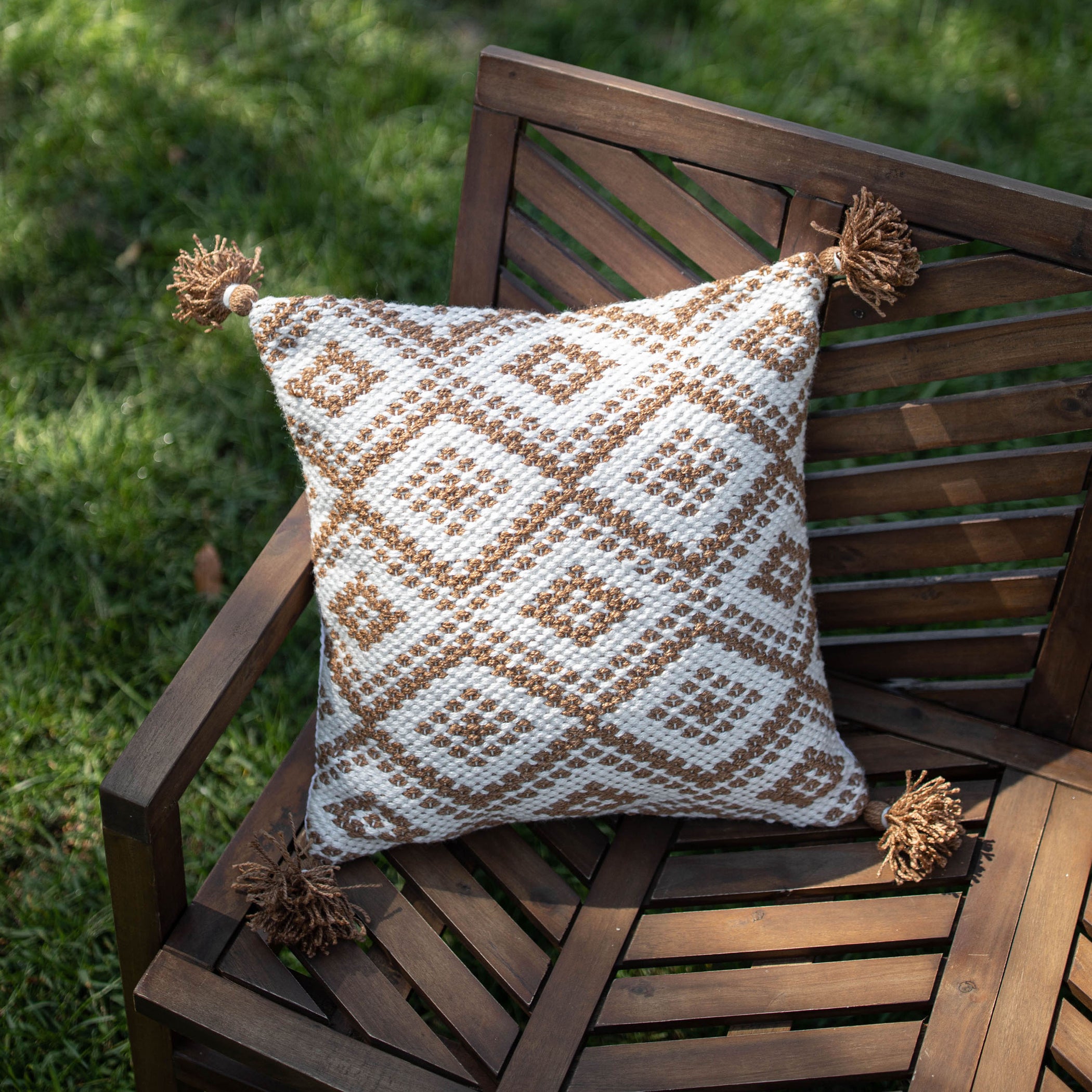 Rook Handwoven Throw Pillow